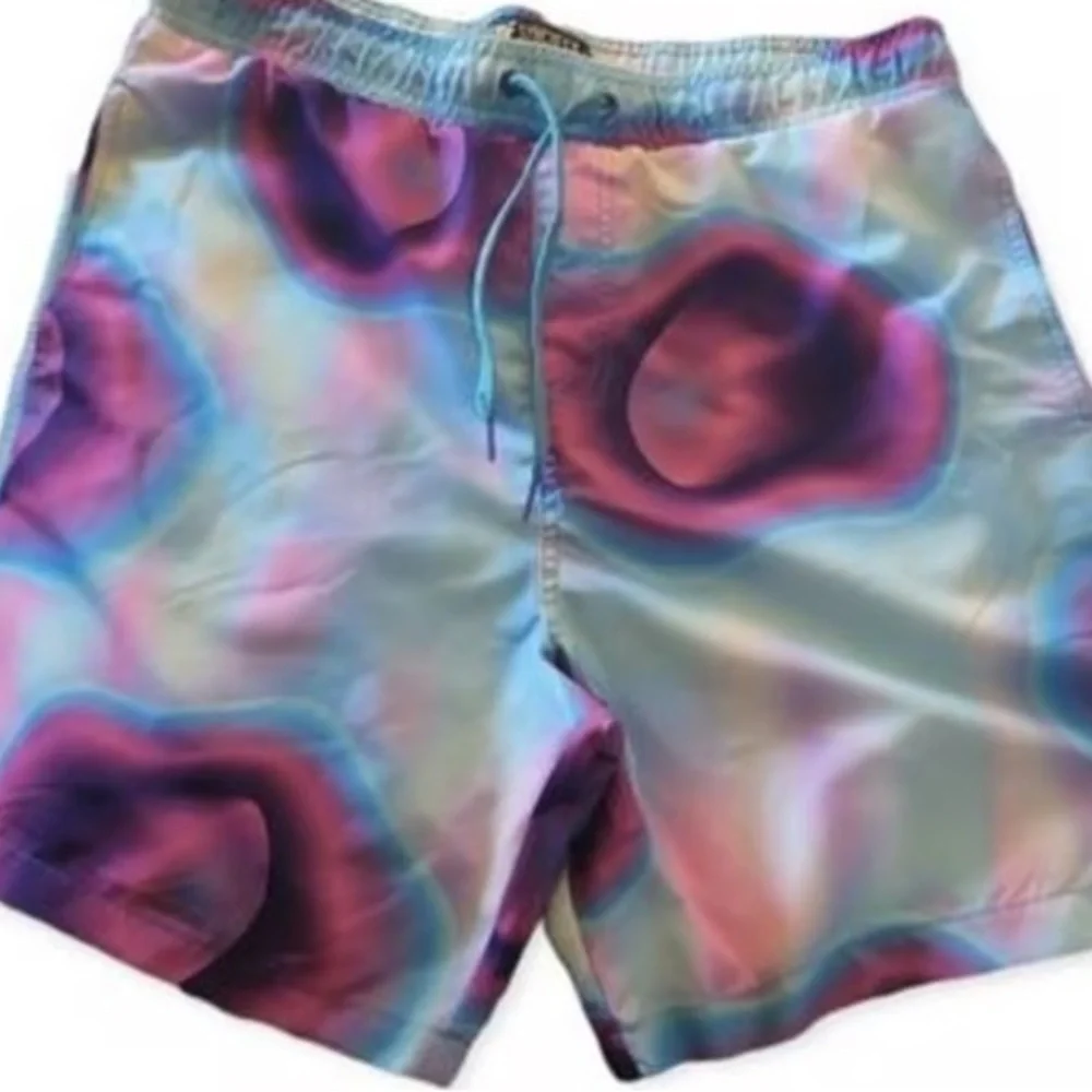 Surf Society colorful print swim shorts s
